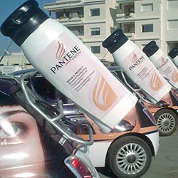 Bouteile de shampoing Géante Pantene
